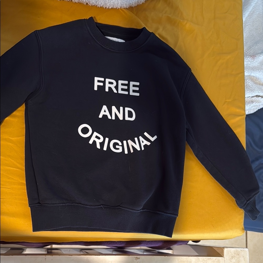 Black Crewneck Sweater - Free and Original